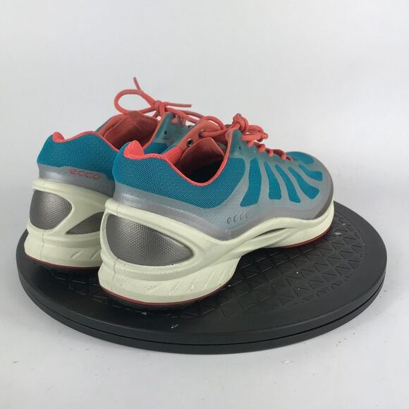 Ecco Biom Performance Comfort Athletic Shoes Blue/Orange EU 41 Men’s Size 7.5 - Picture 5 of 12